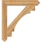 Ekena Millwork Merced Arts & Crafts Rough Sawn Bracket, Western Red Cedar, 6"W x 44"D x 48"H BKT06X44X48MRC03RWR - alternate 4